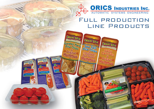 Orics vegetables packaging